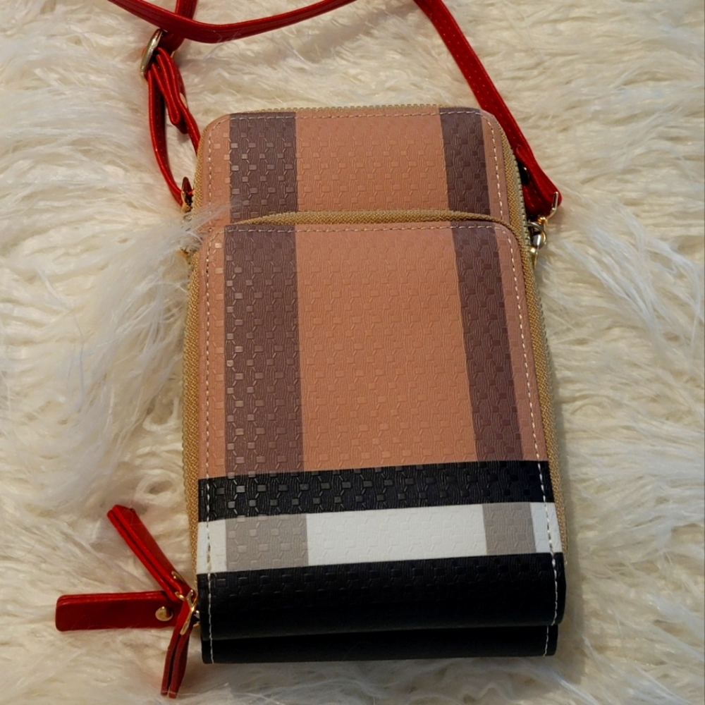 NWOT London Plaid  Stylish Multi-Color Crossbody Bag